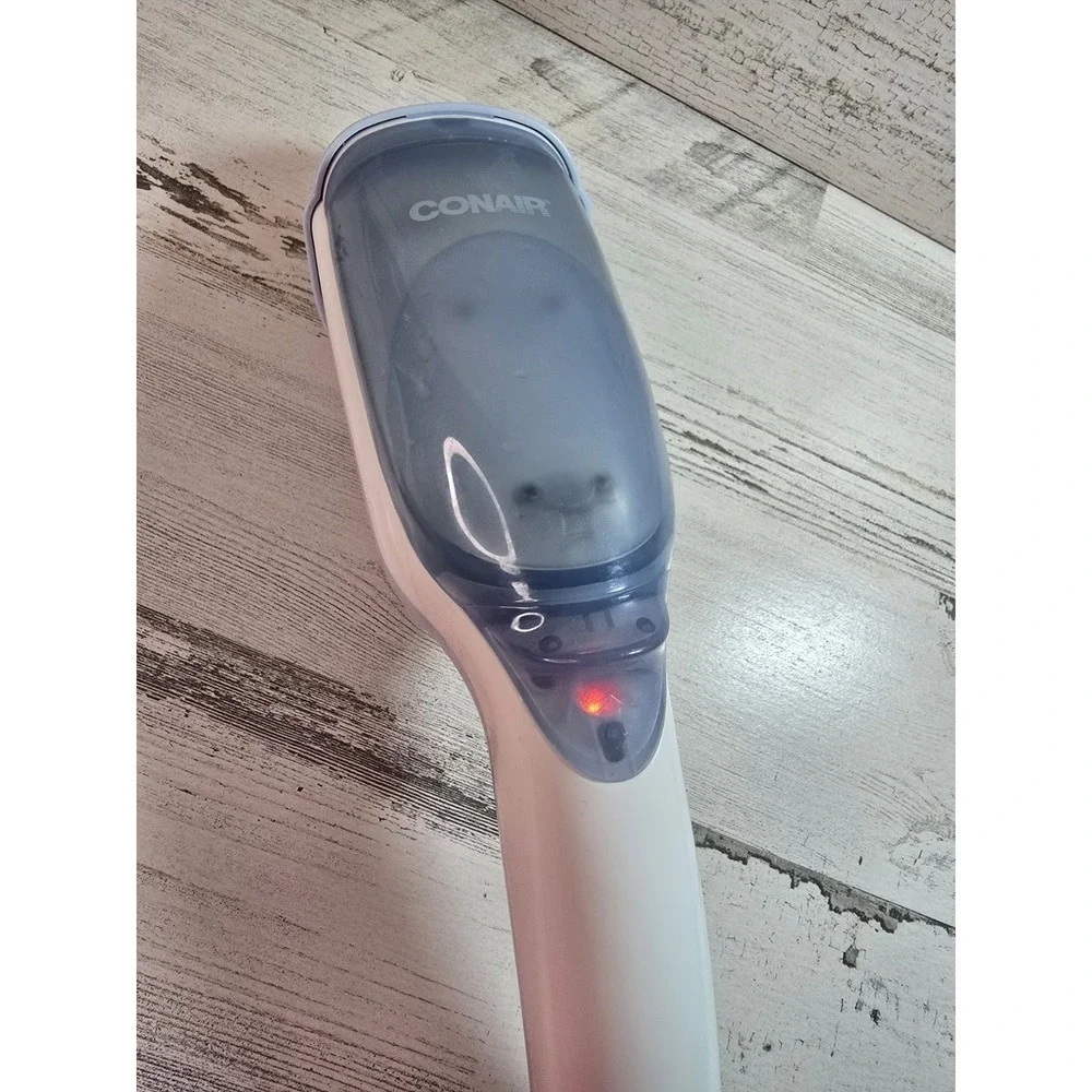 Conair Handheld Fabric Steamer GS15RN White Blue Portable Travel Garment Steamer